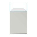 Blau Aquaristic Set Gran Cubic Experience Shallow 62 Bianco Acquario con Supporto 115 Litri