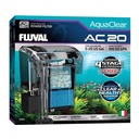 Askoll Fluval Aqua Clear 20 Filtro appeso per acquario fino a 18-76 litri