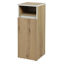 Zolux Mobile Supporto per Acquario Colonne 35 Rovere/Bianco 350x350x900 mm