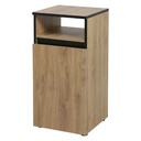 Zolux Mobile Supporto per Acquario Colonne 40 Rovere/Nero 400x400x800 mm