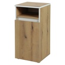 Zolux Mobile Supporto per Acquario Colonne 40 Rovere/Bianco 400x400x800 mm