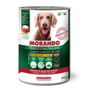 Morando Premium Bocconi Adulto per Cane in salsa con Manzo 405gr