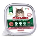 Morando Premium Umido Adulto Patè per Gatto con Suino Carote e Fagiolini 100gr