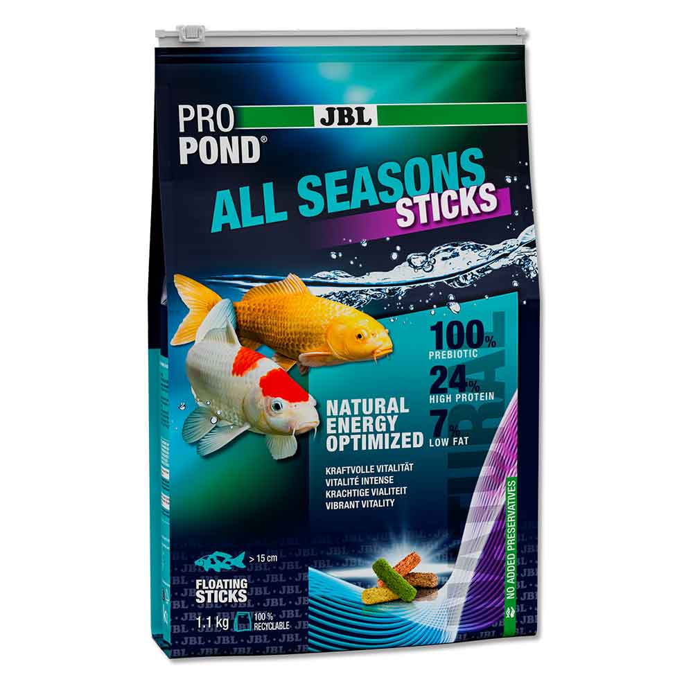 Jbl Pro Pond All Season Sticks S Mangime bastoncini quattro stagioni per koi e altri pesci da laghetto 1,1kg