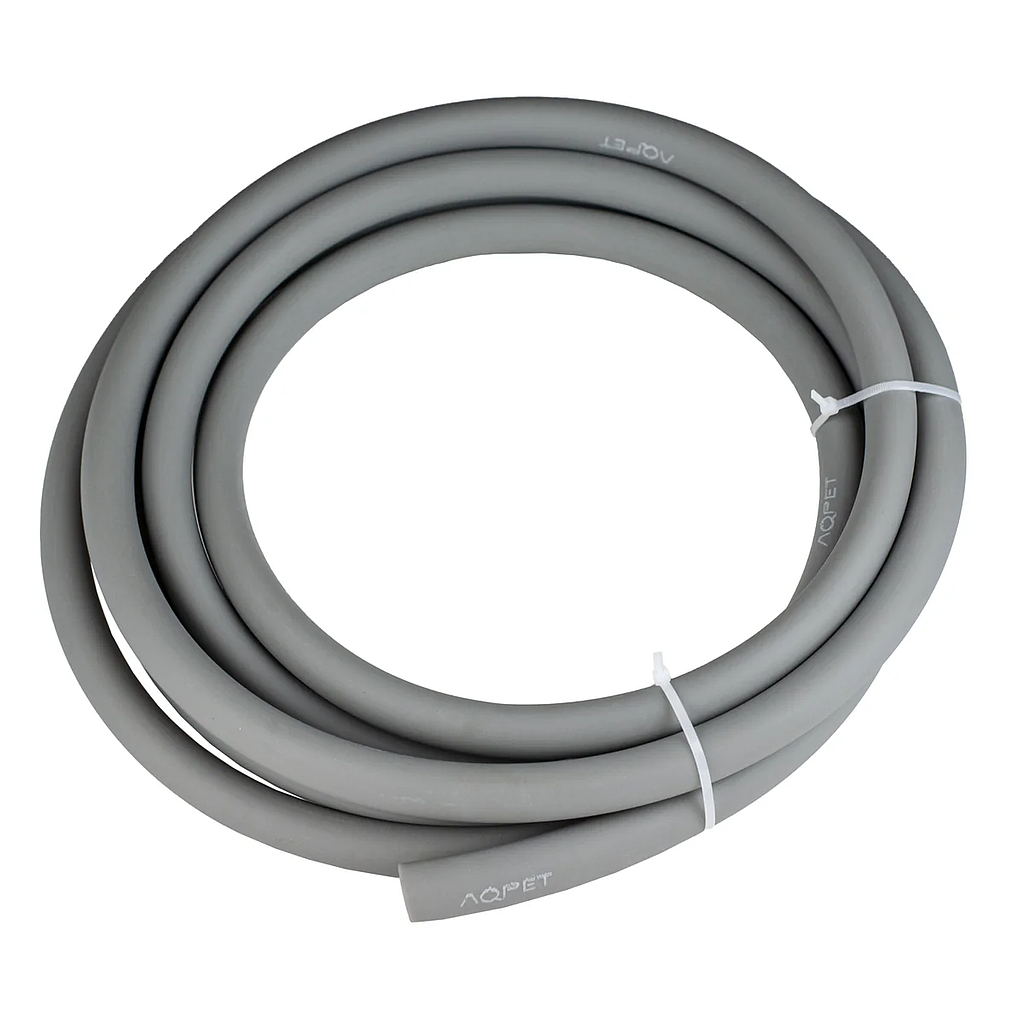 Aqpet Tubo in silicone-pvc mix effetto seta grigio 16/22mm 5mt