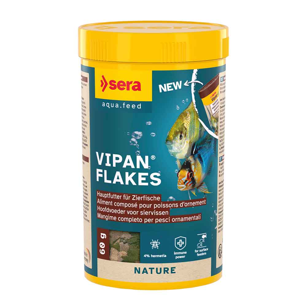 Sera Vipan Flakes Mangime completo in scaglie 250ml 60g