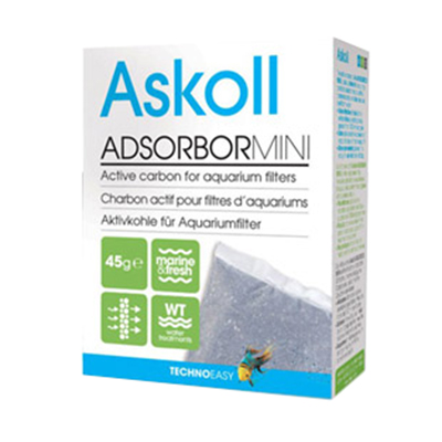 Askoll Adsorbor Mini Carbone attivo in busta per Filtri Trio-Trio Maxi-Edge 45Gr
