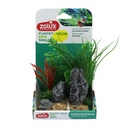 Zolux PlantKit Decor Small 3 Assortimento Piantine in plastica e Rocce