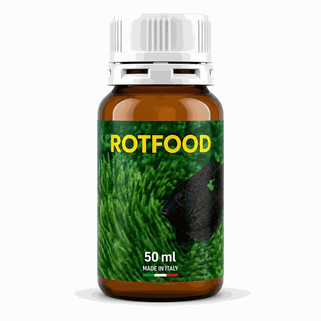 Planctontech Rotfood Alimento liofilizzato concentrato per Culture di Rotiferi Artemia Copepodi Daphnie e altri 50ml
