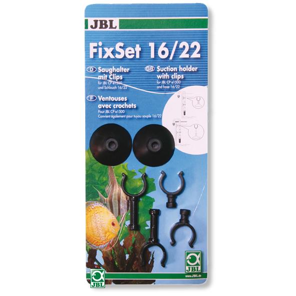 Jbl Fix Set Ventose con gancio per tubi da 16/22 mm