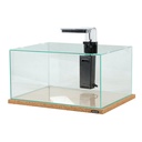 Zolux Betta Rek Acquario per Betta 23,2L Nero