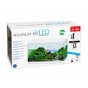 Ciano Aquarium Aquariums 60 CF80 Bianco 60x30x37,2h cm Acquario completo 58 Litri