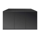 Blau Aquaristic Cubic Stand HD Core Supporto Nero con ante 152x60x80h cm