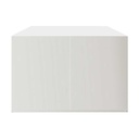 Blau Aquaristic Cubic Stand HD Core Supporto Bianco con ante 122x60x80h cm