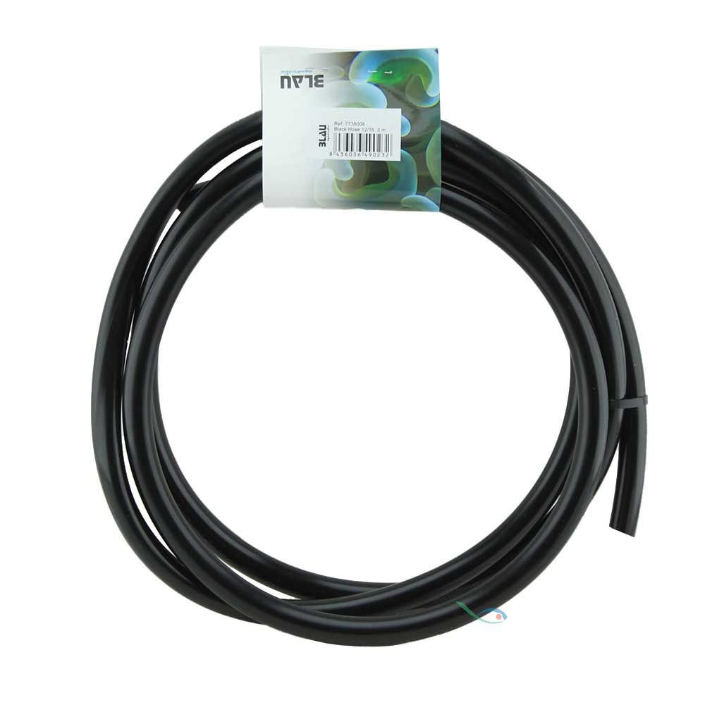 Blau Aquaristic Black Hose Tubo nero antialghe in gomma 20/25mm 3 metri