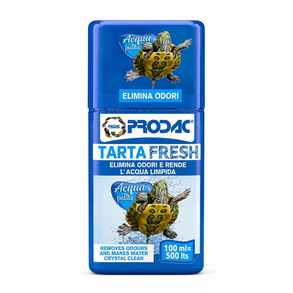 Prodac Tarta Fresh Biocondizionatore Elimina odori e rende l'acqua limpida 100ml per 500 litri