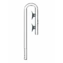 Blau Aquaristic Glass Inflow 13mm Ingresso in vetro per Filtro esterno