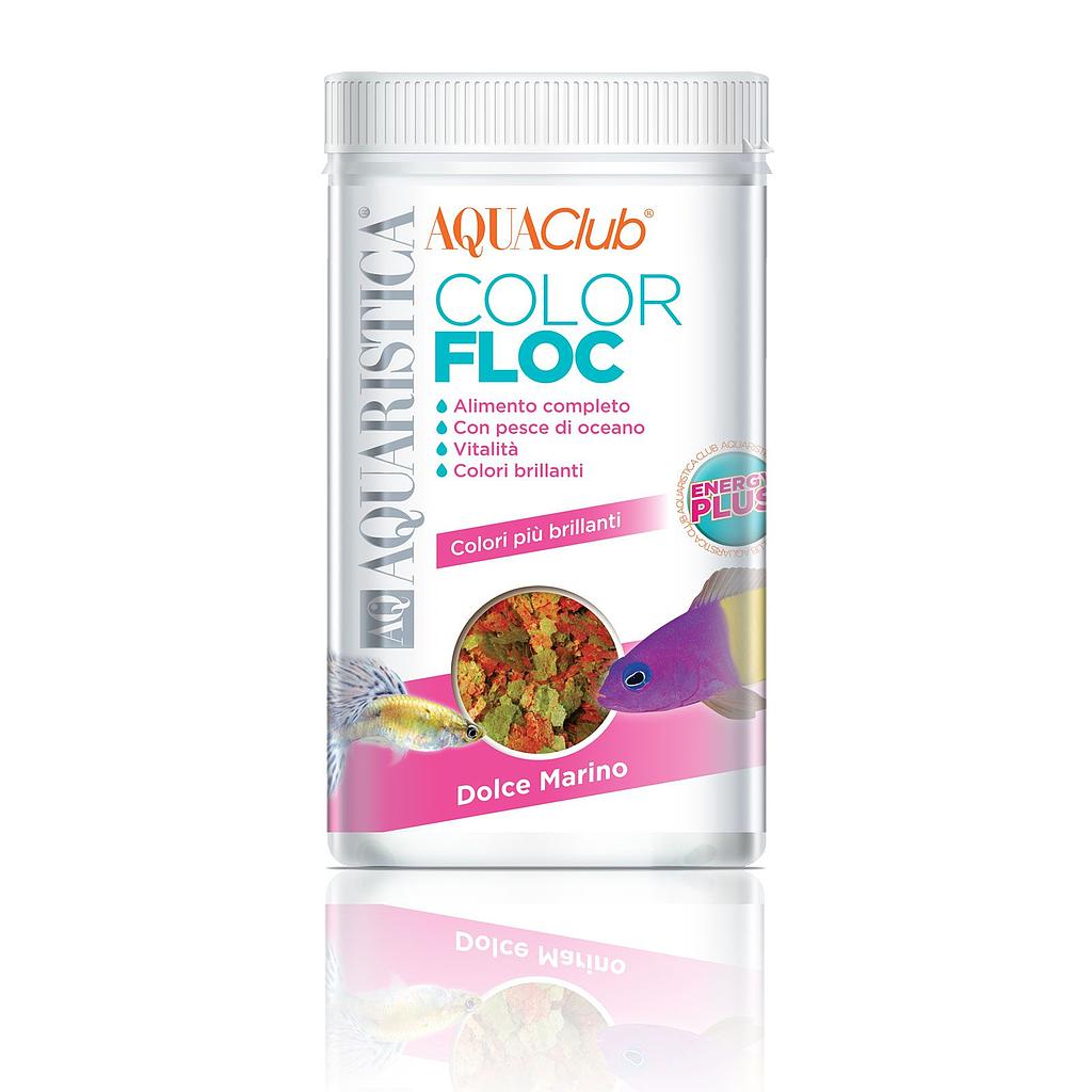 AQ Aquaristica Color Floc Alimento per intensificare i colori in scaglie 170ml 22g