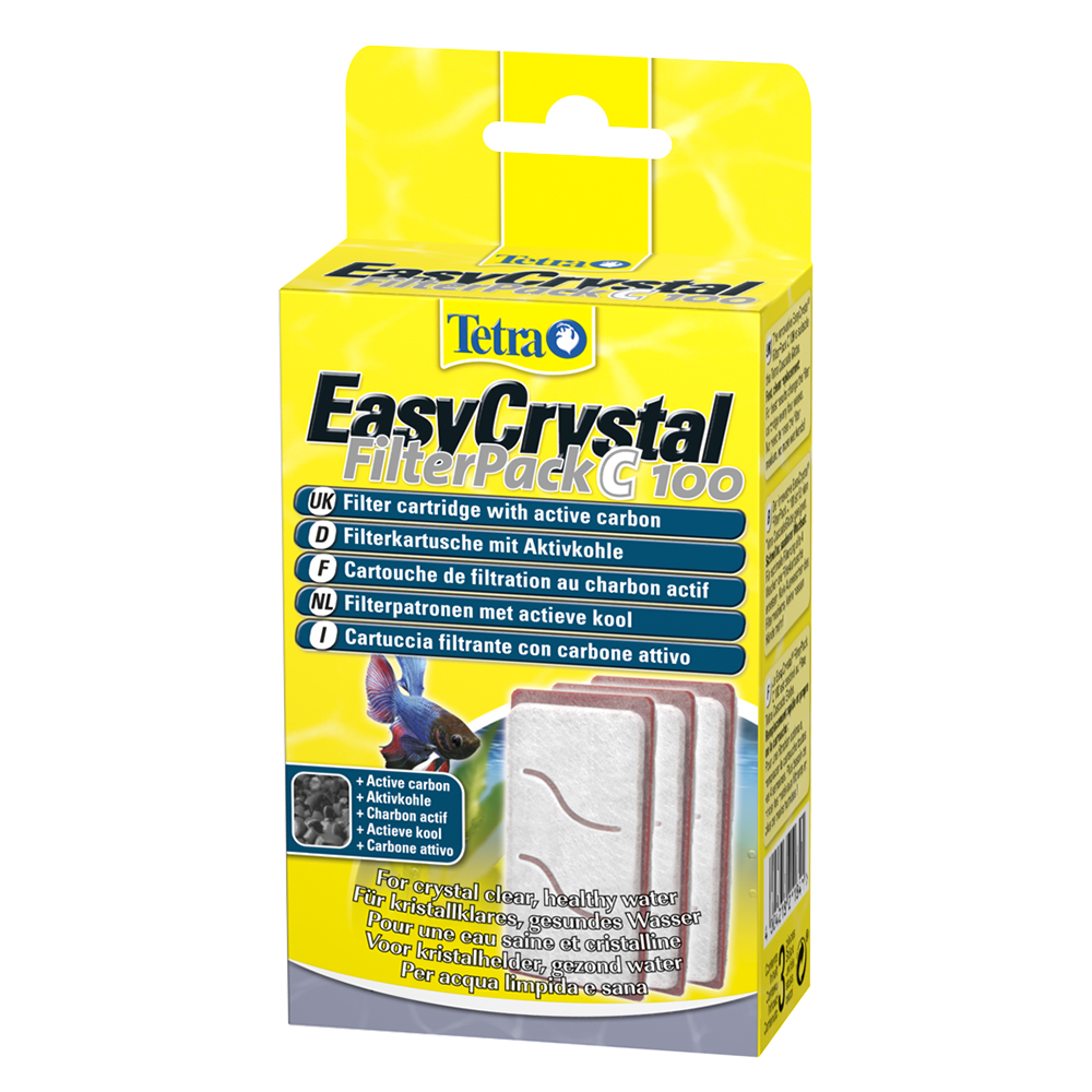 Tetratec EasyCrystal Filter Pack C100 Cartucce con carbone attivo 3pz