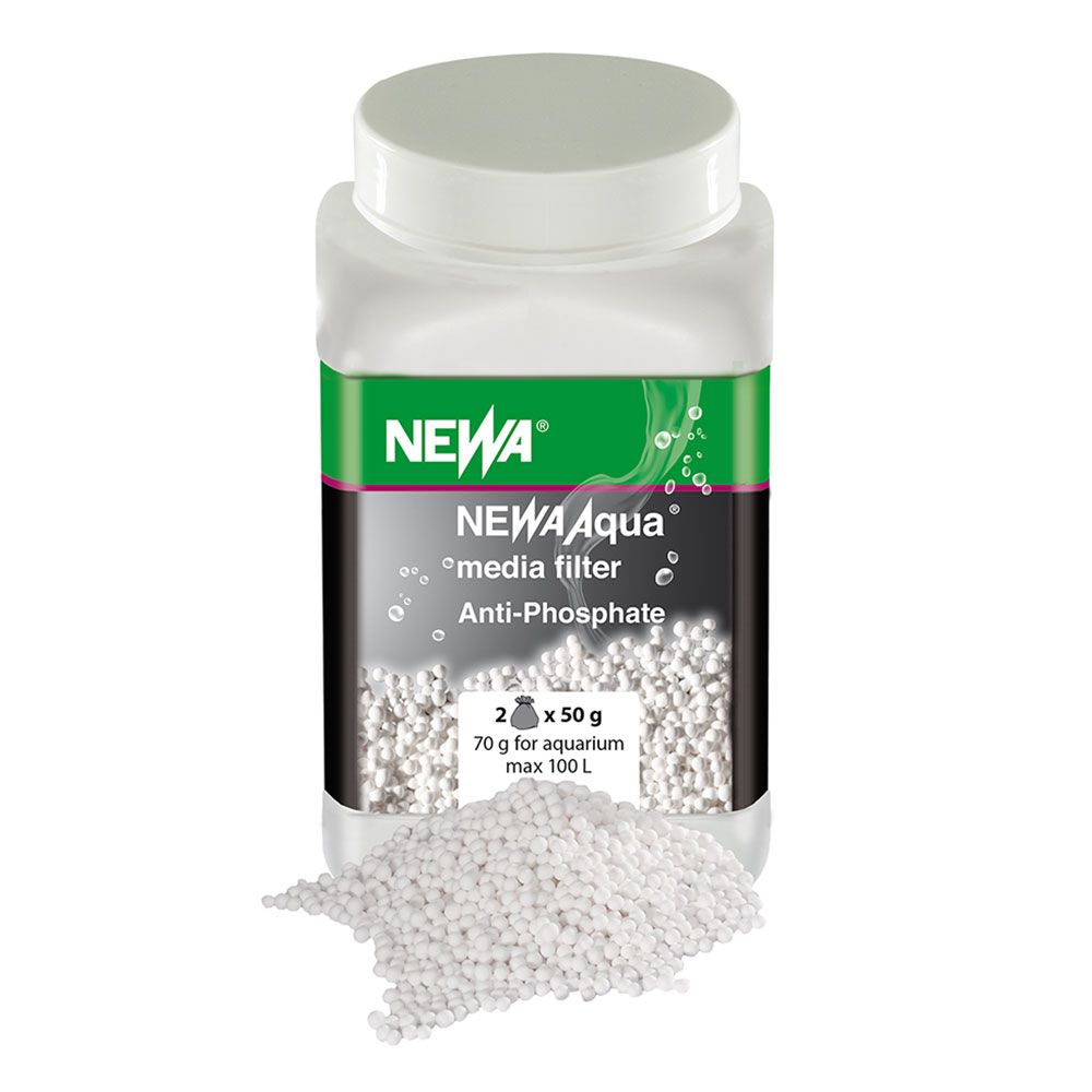 Newa Aqua Media Filter Anti Phosphate 2x50g per circa 120 litri dolce e marino