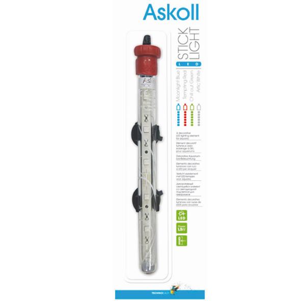 Askoll Stick Light Led Rosso Sommergibile 1.5W 26cm