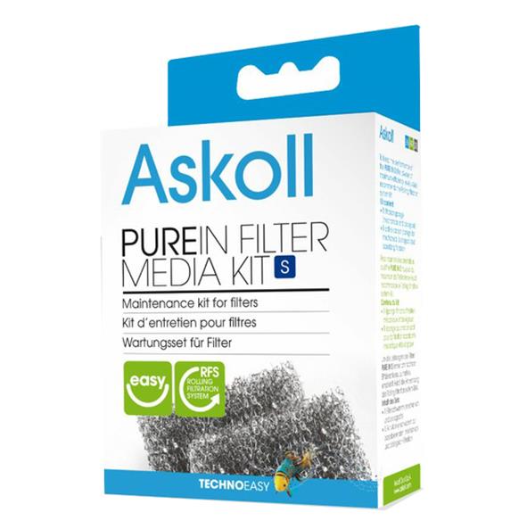 Askoll Kit Spugna e Carbone di Ricambio per Filtro interno Pure In S/Minimaxi