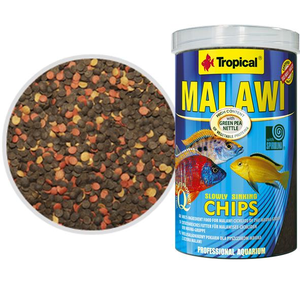 Tropical Malawi Chips con spirulina 250ml 130gr