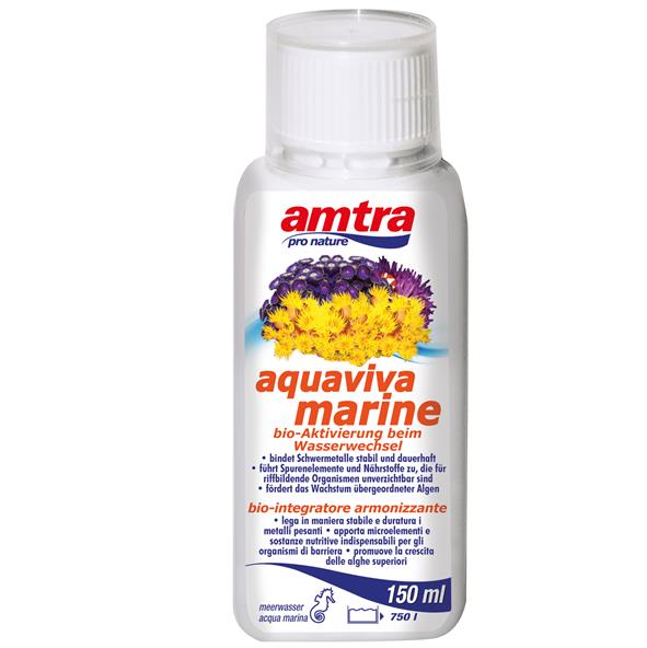 Amtra Aquaviva Marine Bio Integratore Armonizzante Biocondizionatore 150 ml per 750 l