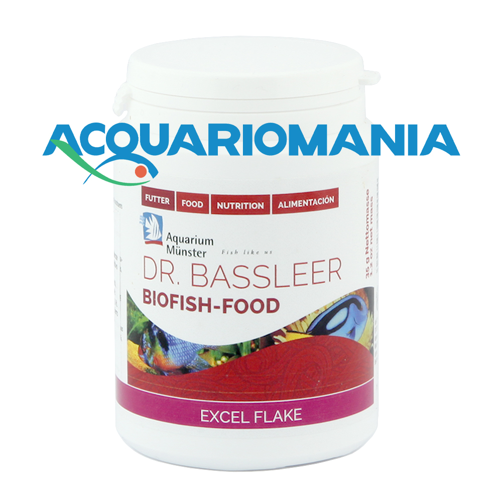 Aquarium Munster Dr. Bassleer Excel Flakes Scaglie proteiche 250ml 35g