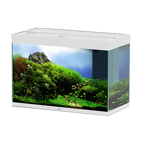 Askoll Acquario Emotions Nature Pro 80 Bianco Filtro Esterno  81,2x40,2xh56cm 142lt