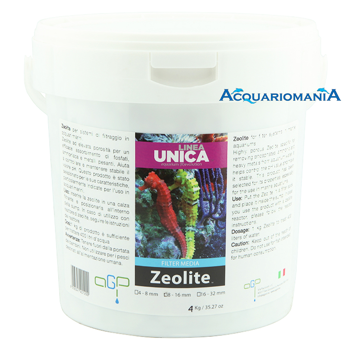 Unica Zeolite Media 8-16mm 4Kg Secchiello fino a 1600lt