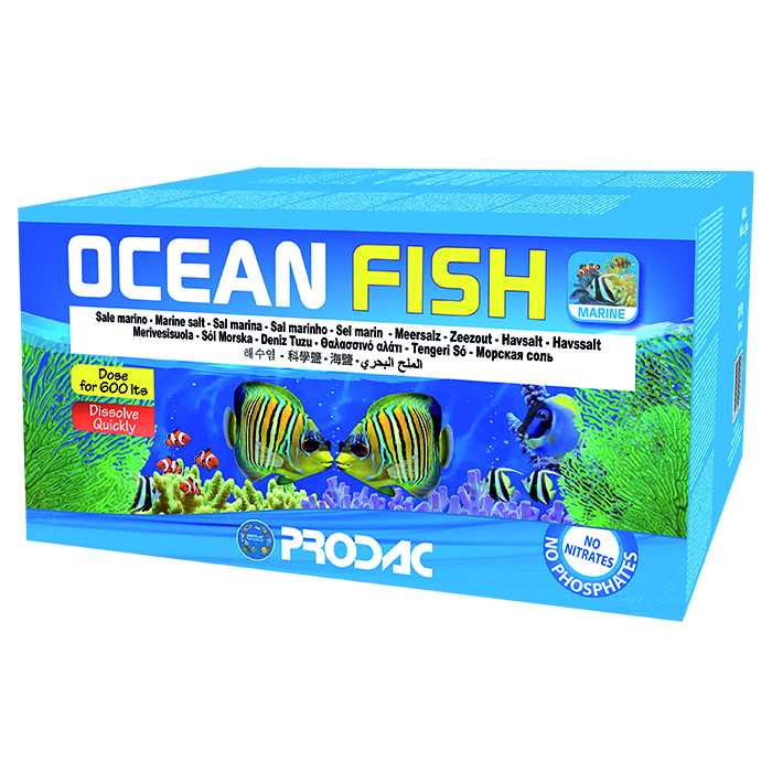 Prodac Ocean Fish Sale per Acquari Marini 20 Kg per 600 l in cartone