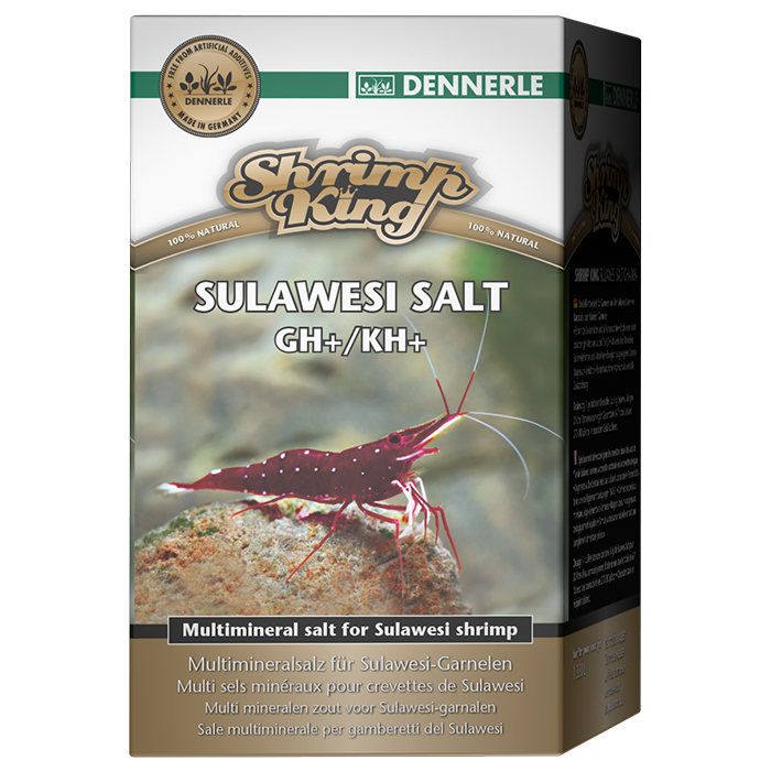 Dennerle Shrimp King Sulawesi Salt GH /KH  200gr