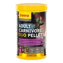 Sera Adult Carnivore Duo Pellets Professional Turtle per Tartarughe d'acqua 1000ml 310g