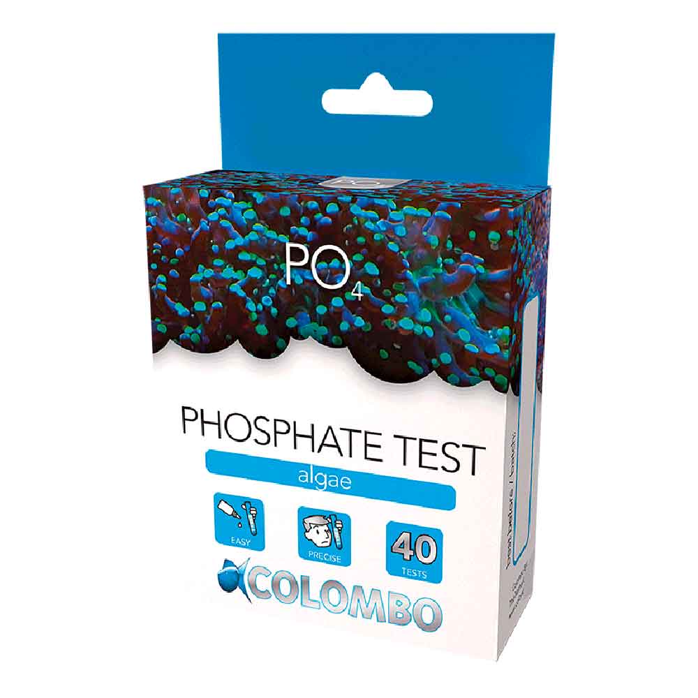 Colombo Test PO4 Phosphate Fosfati per acquario marino 40 misurazioni