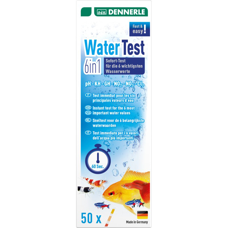 Dennerle Water Test 6in1 a strisce