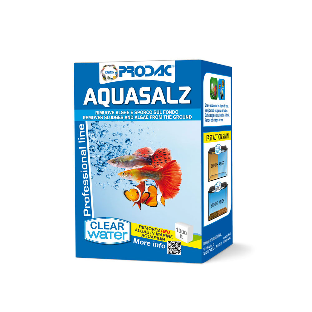 Prodac Aquasalz Sali ossigenanti antialghe per dolce e marino 75g