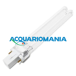 Askoll Lampada UV-C di ricambio 9W per All in One Pl 2pin oring inclusi