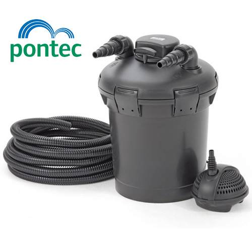 Pontec PondoPress Set 10000 Filtro a pressione con UV-C per laghetti fino a 10000l