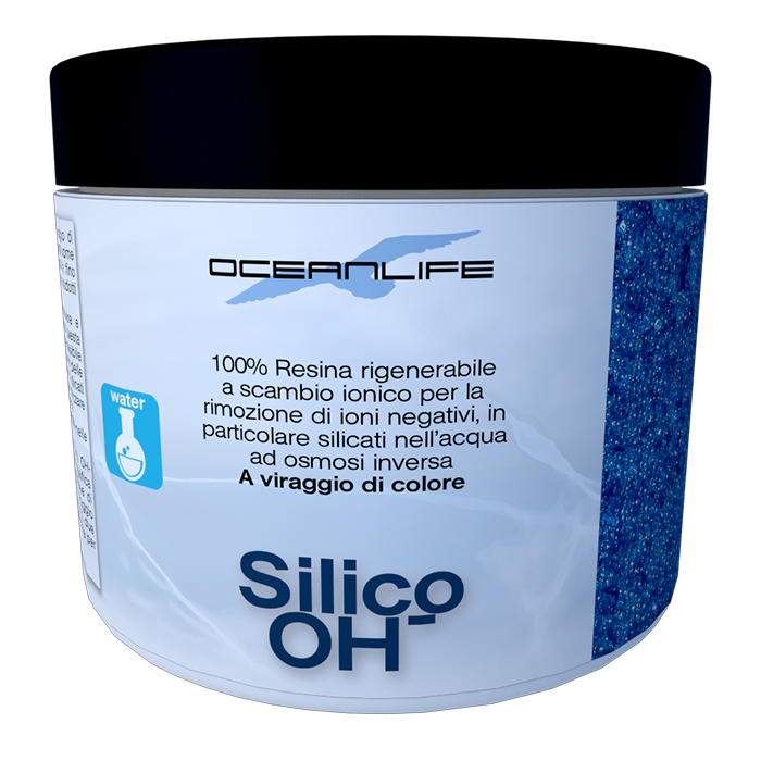 Oceanlife Silico OH- Resina rigenerabile a viraggio di colore 500ml