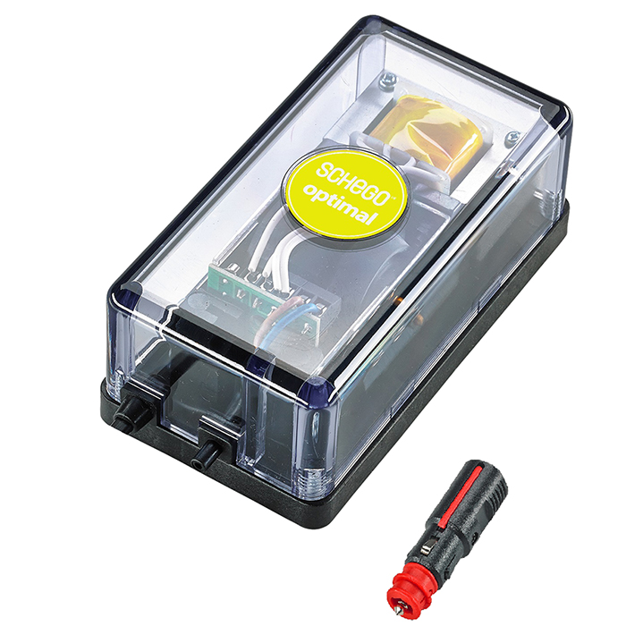 Schego Optimal Electronic 12V con presa accendisigari Areatore per acquario regolabile 150l/h