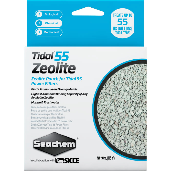 Seachem Zeolite 55 per Tidal 55 190ml 145g per 200lt