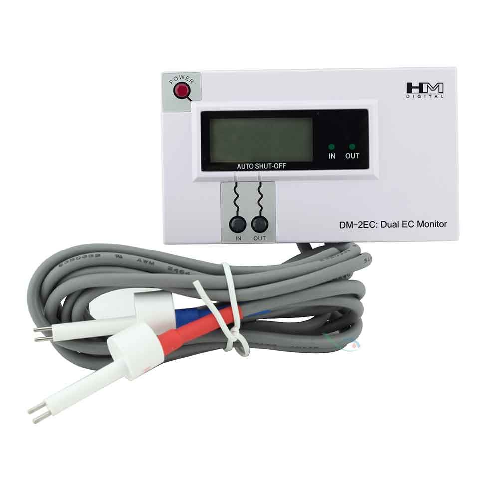 HM Digital DM2EC Misuratore Microsiemens Monitor a 2 sensori per impianti osmosi