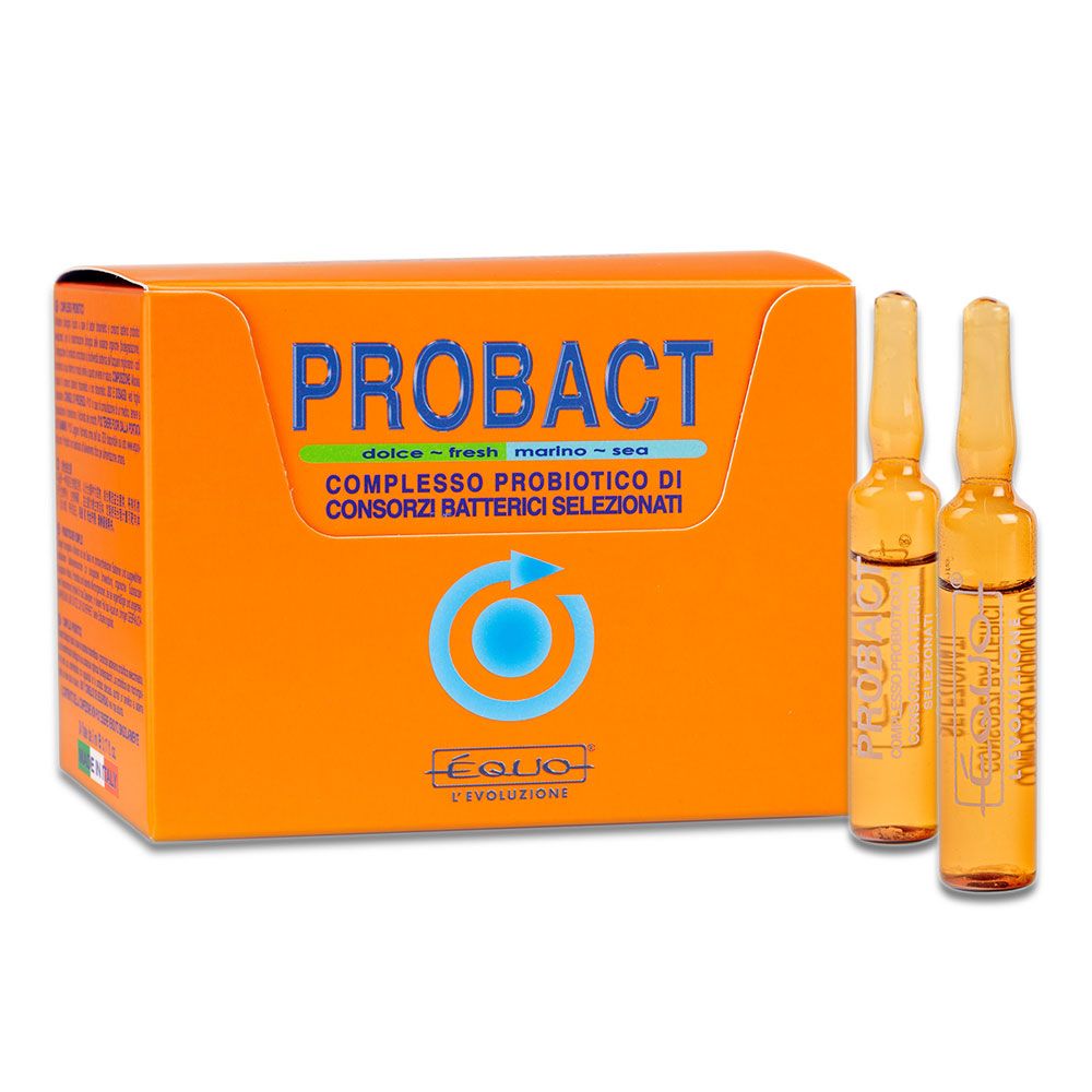 Equo Probact Complesso Probiotico di Batteri per dolce e marino 24 fiale