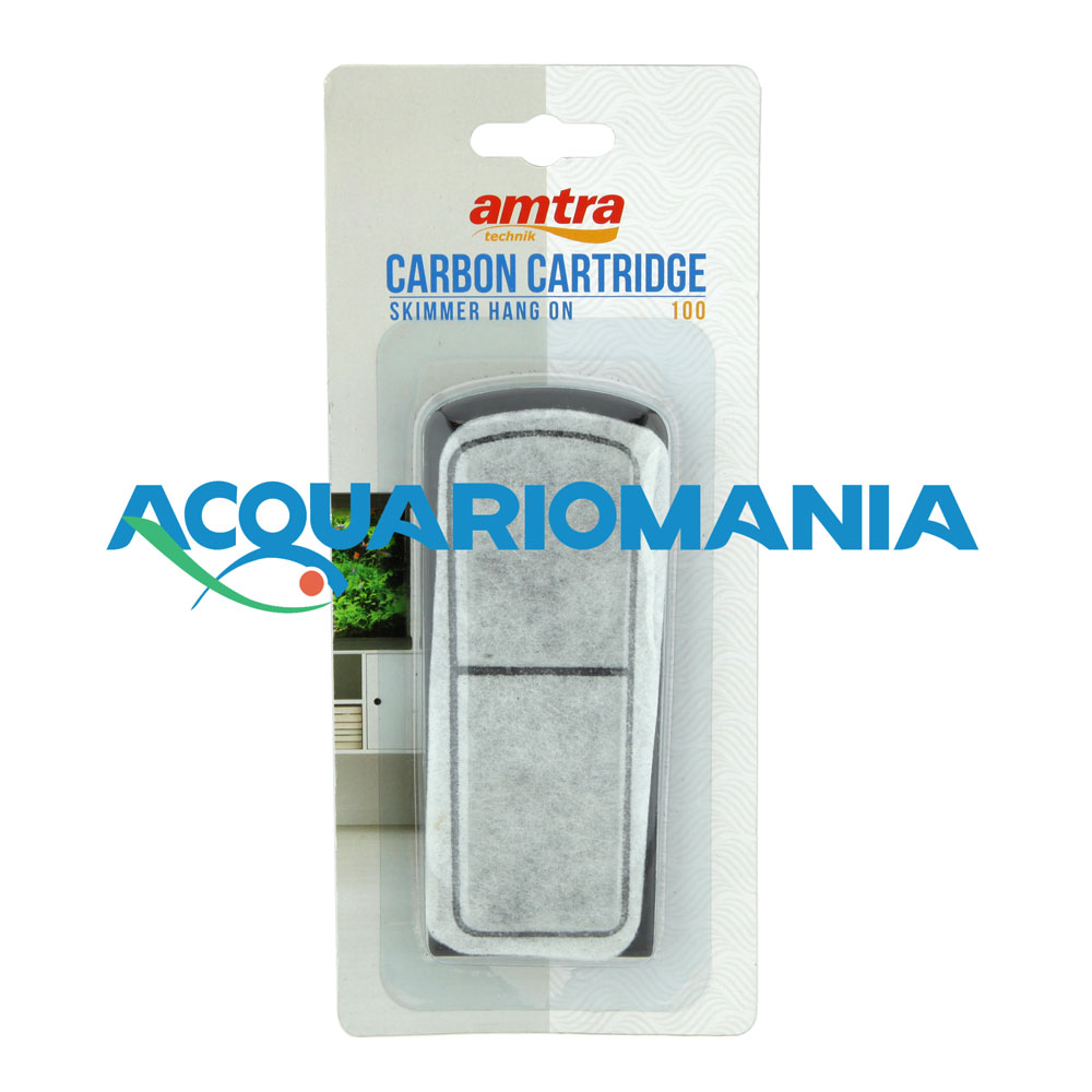 Amtra Carbon Cartridge Cartuccia Carbone di ricambio Skimmer Hang On