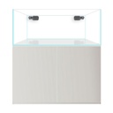 Blau Aquaristic Set Marine Gran Cubic Experience 122 Bianco Acquario Marino con Supporto Stand HD Core 300 Litri