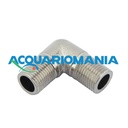 Aquili Curva a gomito doppio filetto 9mm