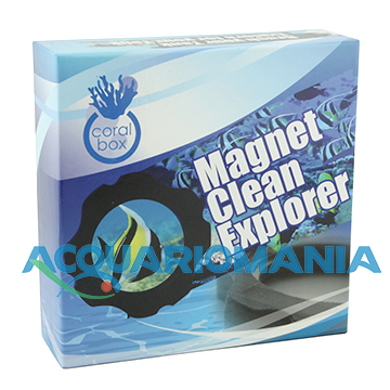 Coral Box Magnet Cleaner Explorer per vasche con vetri fino a 5-10mm
