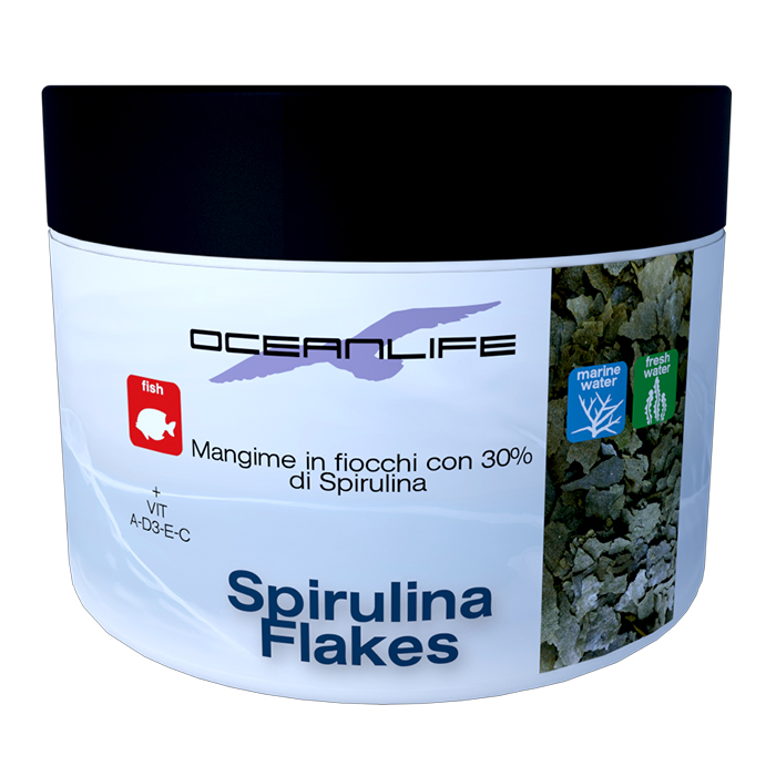 Oceanlife Spirulina Flakes 250ml 18g