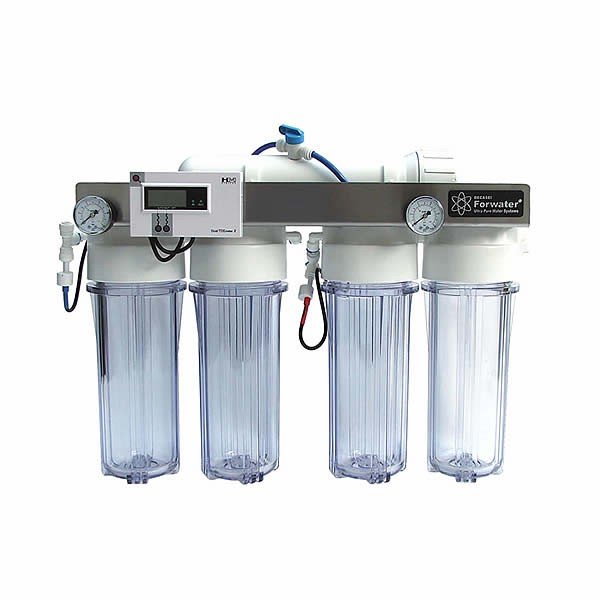 Forwater Impianto Osmosi a bicchieri Professionale Ultra System 75 Acciaio satinato 290 litri al giorno